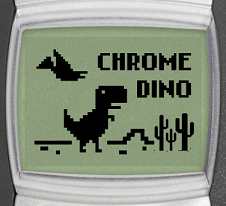 Chrome Dino intro