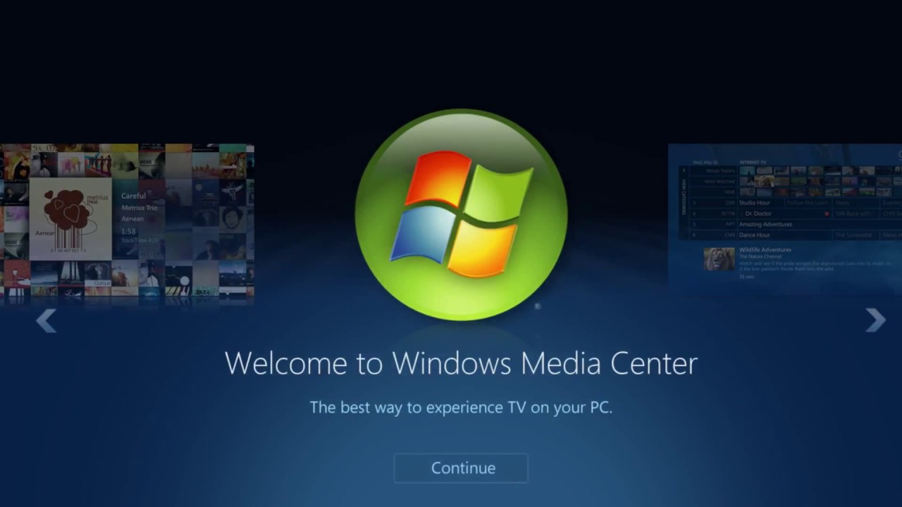 Implementing Windows Media Center in Win7 Simu