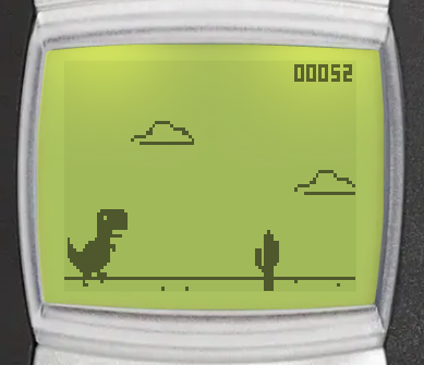 Chrome Dino gameplay