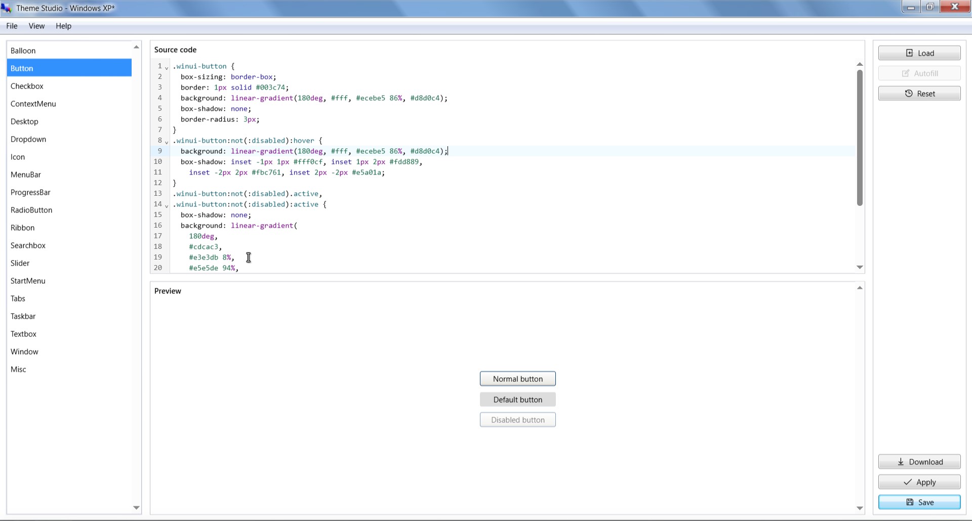 Getting started - Edit template's source code